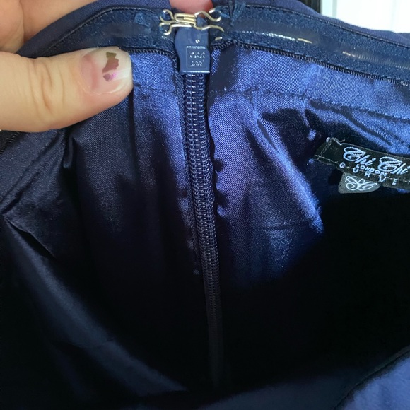 Chi Chi London Yazmina Asymmetric Hem Bardot Dress - Picture 9 of 13